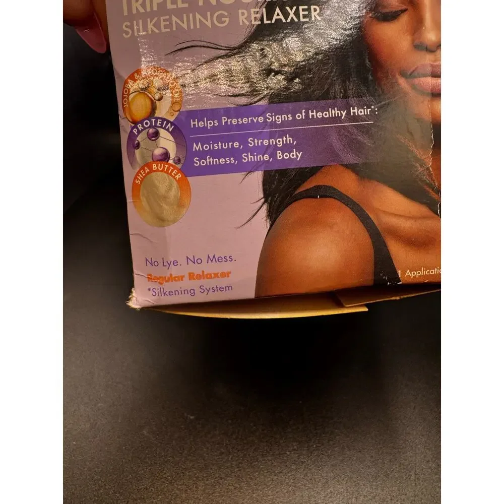 NWT Dark & Lovely Triple Nourishing Silkening Relaxer-1 application & 2retouches